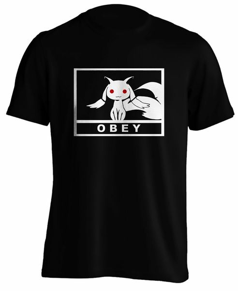 

puella мадока магика kyubey mahou волшебная девушка аниме тенниска тенниска тройника стильный пользовательские майка