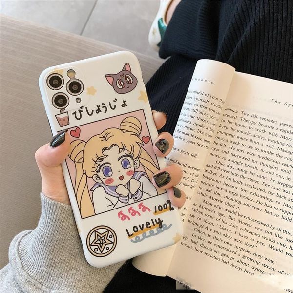 

pretty girl cat for iphone11promax phone case 8plus x silicone xs cute xr female 7p