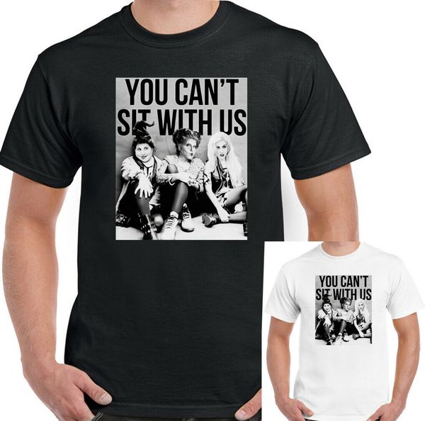 

sanderson sisters t shirt men women you can't sit with us halloween hocus pocus tee shirt custom graphic
