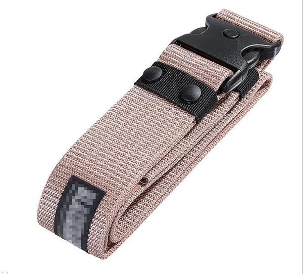

waist belt tactical nylon army combat belts knock off emergency survival waist straps heavy duty belt hunting, Black;brown
