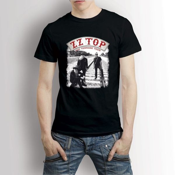 

details about zz are set to begin the tonnage tour t-shirt men's tee