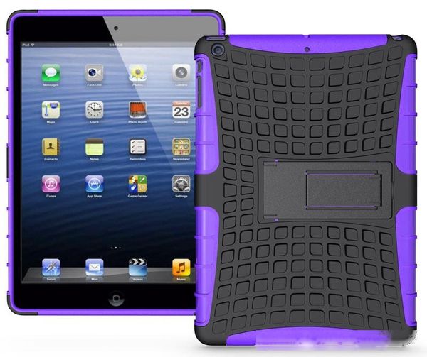 

2 in 1 kickstand impact rugged heavy duty tpu pc hybrid cover case for ipad 2017 pro 10.5 1 2 3 4 air 1 air 2 ipad mini 1/2 /3/4 5 20pc/lot