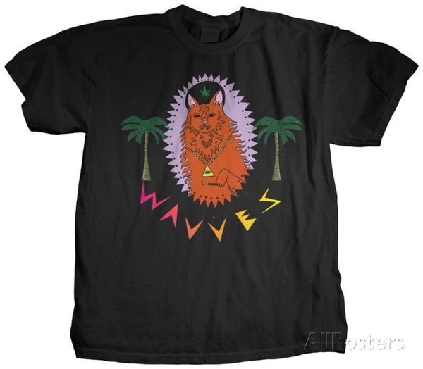

wavves - king of the beach apparel t-shirt black printing casual t shirt men's tees harajuku new fashion men's t-shirt