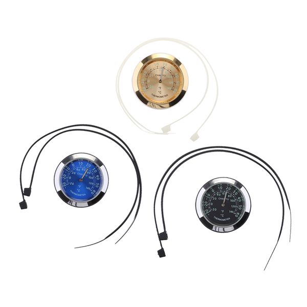 

3pieces universal waterproof motorcycle motorbike handlebar temperature thermometer meter