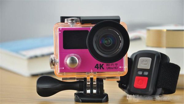 

eken h3r h3 ultra hd 4k sport camera wifi 2.7k 1080p video camcorders 170Â° lens dual screen waterproof helmet mini dv camera