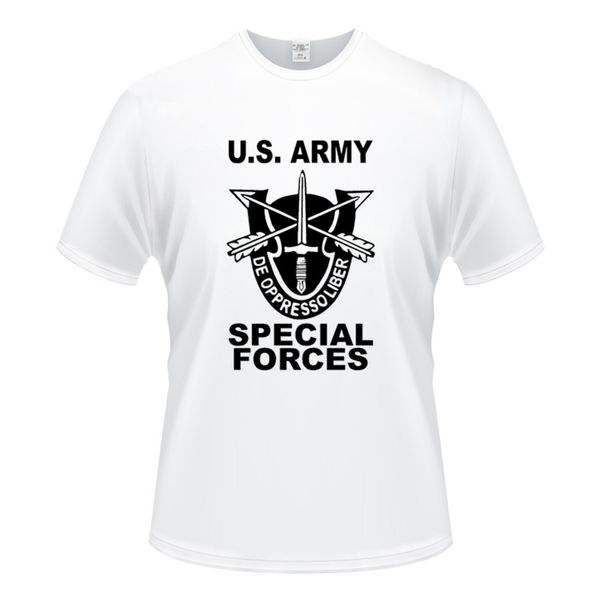 

print u.s. army special forces soldier covering the body warrior t-shirt men's short-sleeved cotton t-shirt funny t-shirt