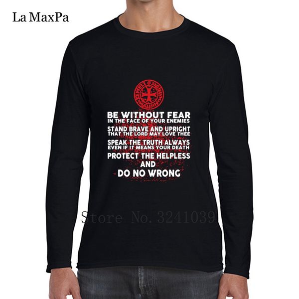 

la maxpa templar code tee shirts for men kawaii regular t-shirt for men sunlight long sleeve s-3xl men's t shirt cheap