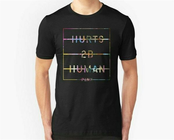 

new pink hurts 2b human men's t-shirt size s-2xl loose size tee shirt