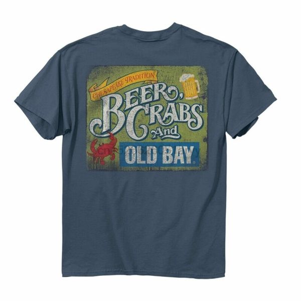 

new beers crab and old bay chesapeake tradition t shirt(1