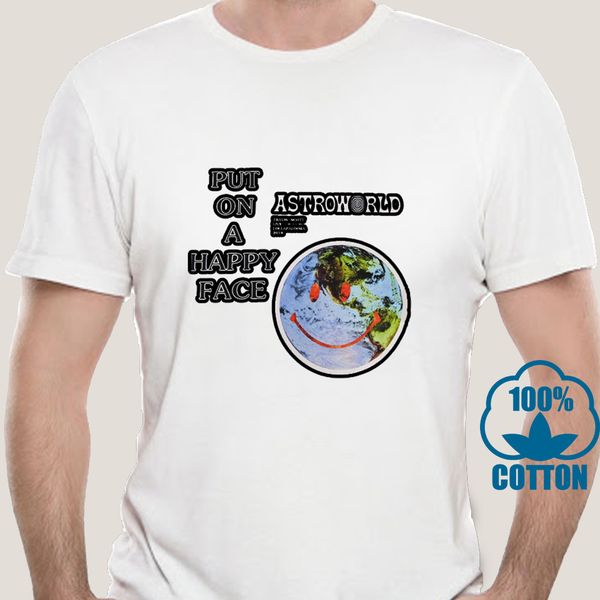 

0581d put on a happy face shirt - astroworld shirt reprint unisex
