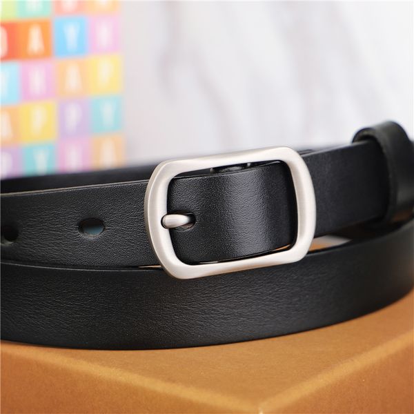 

ремни для женщин пряжкой из тонкой кожи мода все матча повседневный ретро пояса джинсы waistband дизайнерские ремни высокого качества cowski, Black;brown