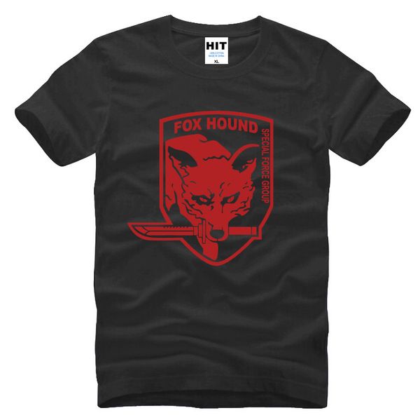 

metal gear solid mgs fox hound video game mens men t shirt tshirt fashion 2015 short sleeve cotton t-shirt tee camisetas hombre