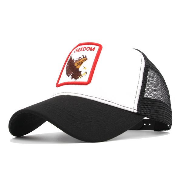 

ball caps fashion animals embroidery baseball men women snapback hip hop hat summer mesh streetwear bone gorra animales bordados, Blue;gray