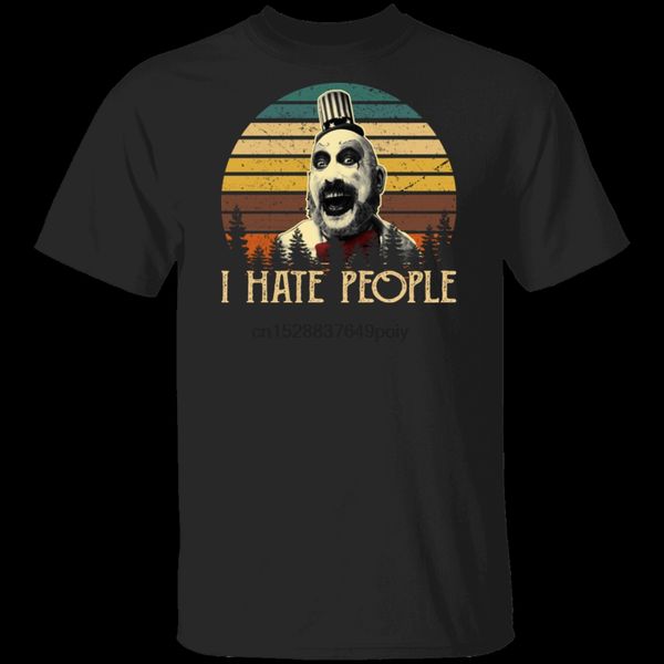 

i hate people vintage captain spaulding black mens t shirt