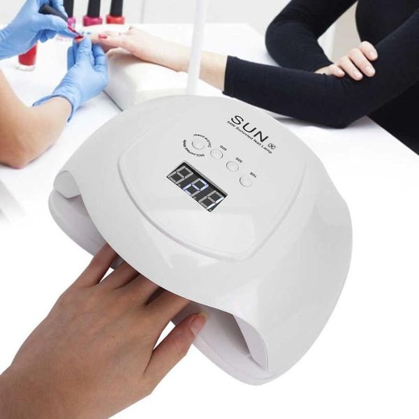 

nail dryers lamp 54w led uv gel polish dryer intelligent curing machine (eu plug 100-240v)