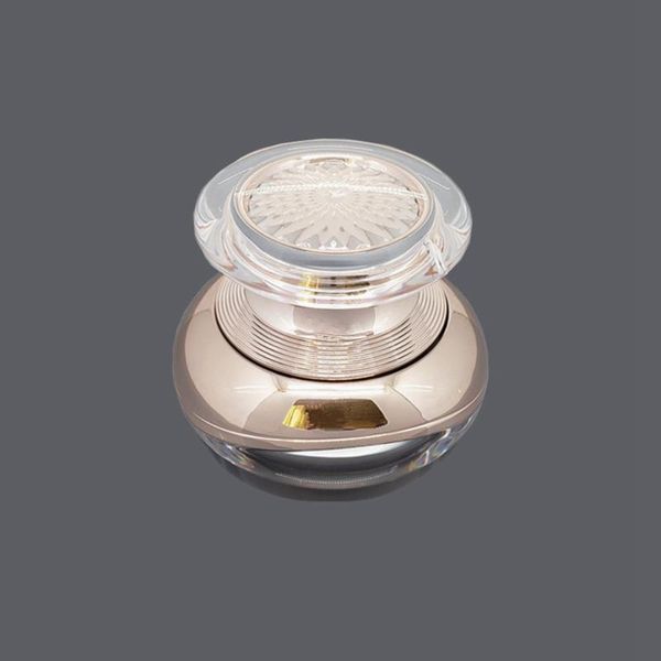 

high grade rose gold acrylic cream jar 15g empty 50pcs/lot