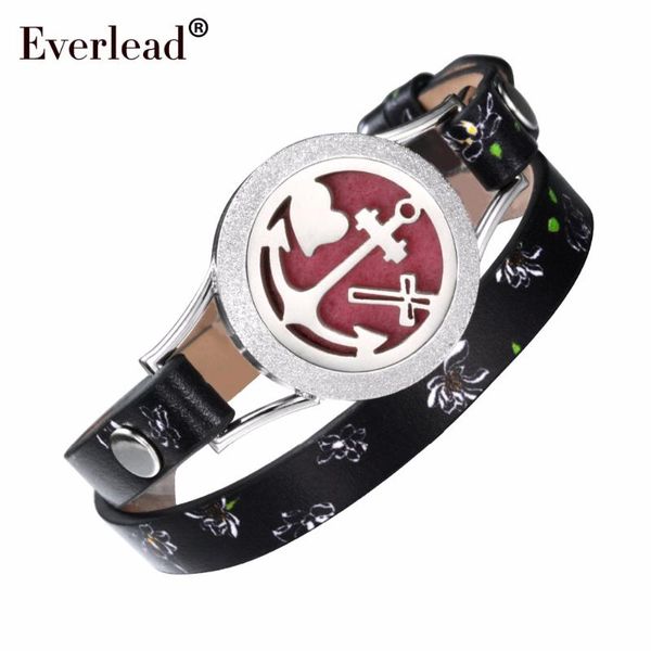 

браслет everlead black wrap сердце для браслетов женщин ladies эфирное масло диффузор плавучего тела разум дух locket памяти, Golden;silver