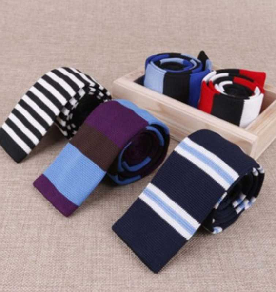 

bow ties handsome men 5cm special knitting wool narrow noeud papillon homme korean fashion flat head for, Black;gray