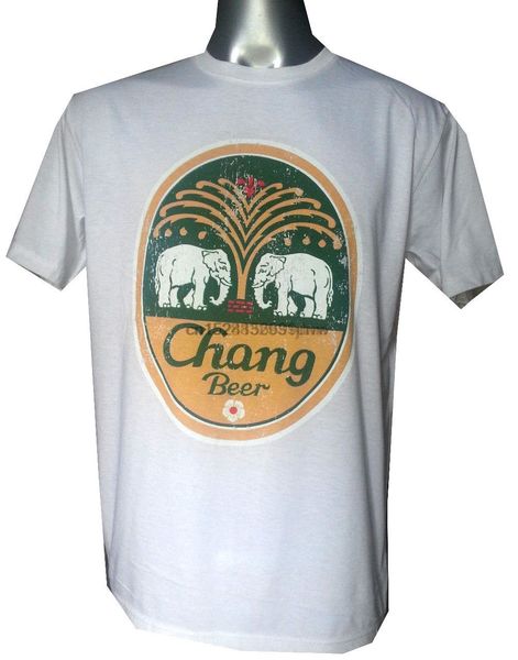 

men t shirt chang beer thailand elephant cotton 100 soft new thai retro mlxl