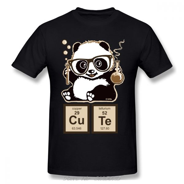 

химия panda футболка для мужчин плюс размер мужчины хлопок тис streetwear