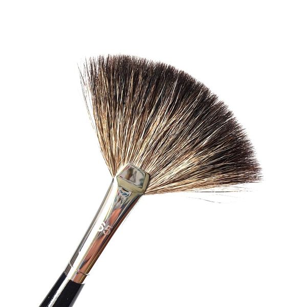 PRO Fan Makeup Brush #65 - Perfect Powder Bronzer Finishing Sweep Makeup Brush Beauty Cosmetics Tools