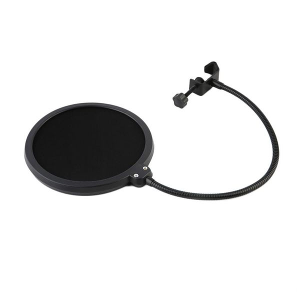 

ps-1 double layer studio microphone mic wind screen pop filter/ swivel mount / mask shied for speaking recording with retail box wholesale
