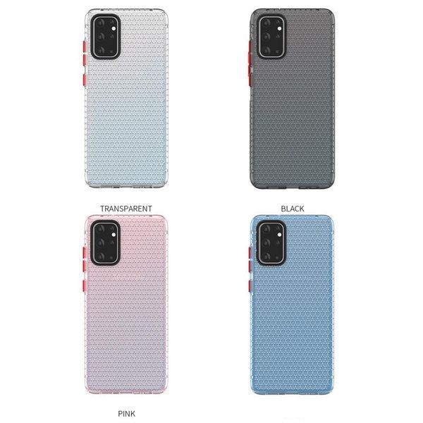 

transparent tpu case for samsung s20 plus honeycomb crystal slim fit shell bumper protection back cover case