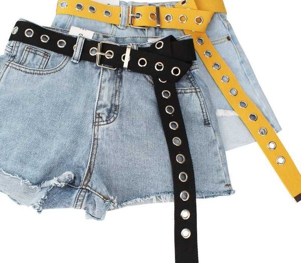 

new women belt nylon pin buckle women belts casual jeans wild youthd female belt children's canvas, Black;brown