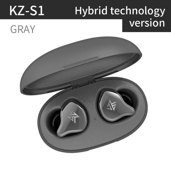 

onsumer electronics kz s1d kz s1 tws wireless bluetooth 5.0 earphones touch control dynamic earphones hybrid earbuds headset noise cancel...