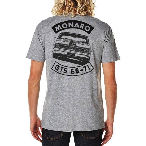 

sledgehammer industries holden gts monaro t shirt - heather grey - back print