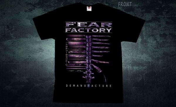 

fear factory demanufacture industrial metal soulfly t shirt sizes s to 7xl