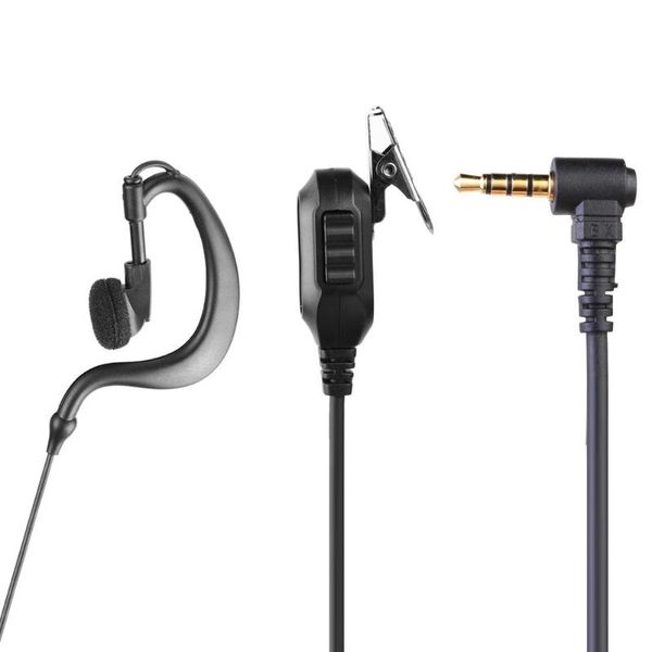 

headsets 3.5mm/2.5mm 1pin g shape earphone earpiece with pmic for motorola icom yaesu radio cobra