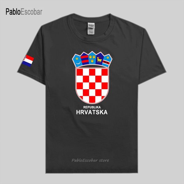 

croatia hrvatska croatian men t shirt jersey nation tshirt 100% cotton t-shirt clothing tees country sporting hrv croats