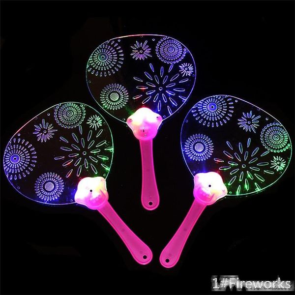 

novelty luminous light-up toys electric led light glowing in the dark plastic fan funny games festival new year s kids gifts