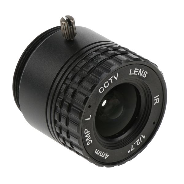 

1pcs 1 / 2,7 \ «\» f1.4 hd 5mp 4мм фиксированной диафрагмой ик совета cctv объектив для ip камеры безопасности, черный