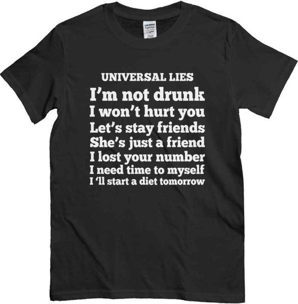 

t shirt universal lies t shirt black funny with lies in english long sleeve hoddies hoddie short sleeve tee shirt sh