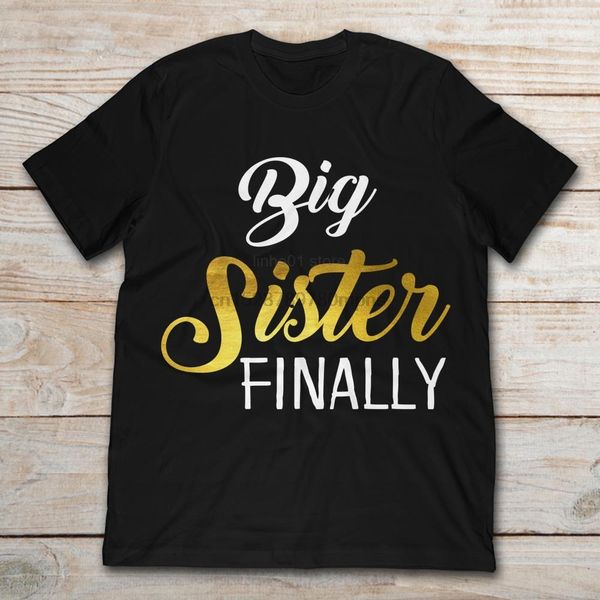 

2020 brand big sister finally 2020 summer men short sleeve t-shirt