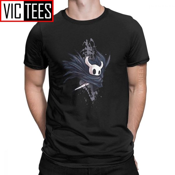 

hollow knight tshirt for men skull video game casual pure cotton o neck customized with own logo t shirt oversized