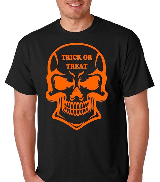 

2020 100% cotton scary skull halloween horror night trick or treat men premium t-shirt tee shirt