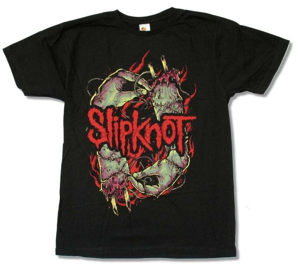

slipknot строчек руки черный t shirt new взрослых