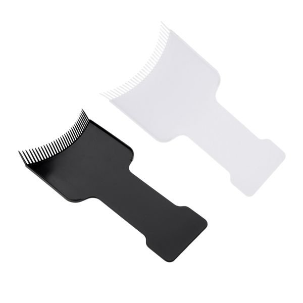 

2 шт салон волос окрашивание совет краска для волос оттенок парикмахерской красота инструмент для волос, Silver