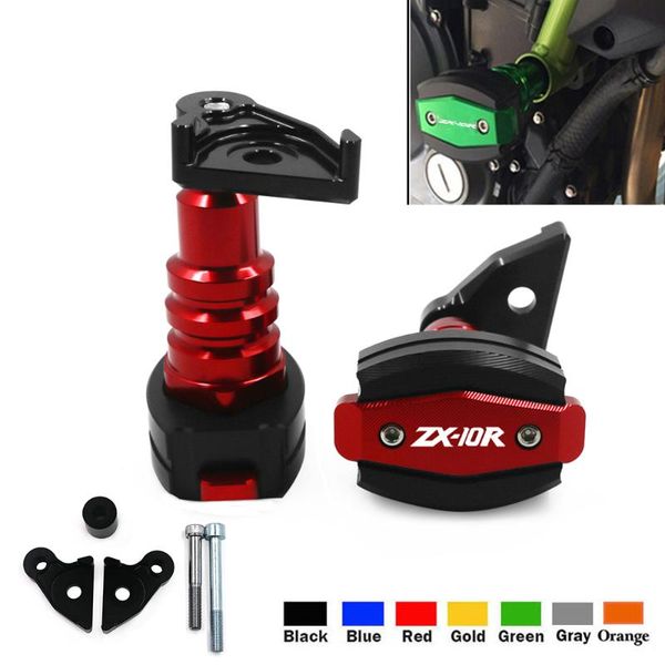 

for zx10r zx 10r 08-15 with zx-10r logo motorcycle falling protection frame slider engine crash pad protector sliders