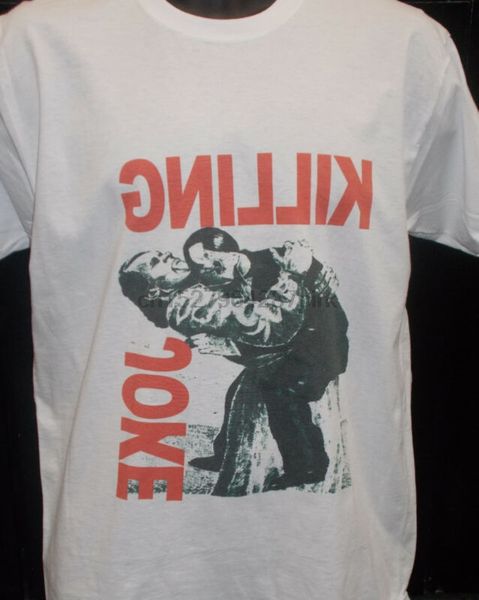 

killing joke - 1982 ретро image design white t shirt - пост-панк