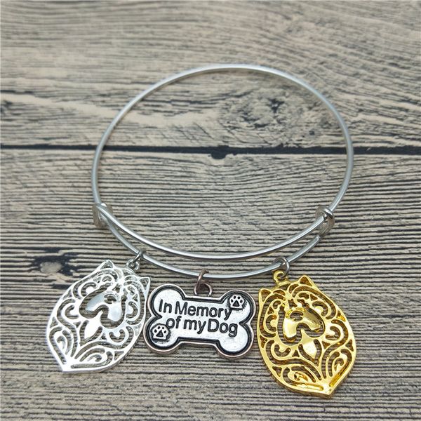 

trendy new chow chow bangles cute dog bangles bracelets fashion pet jewellery, Black