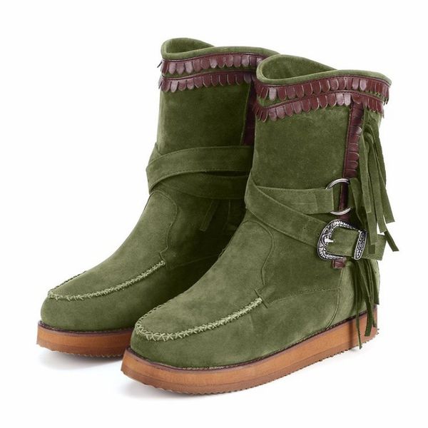 

lady boots round toe women shoes autumn booties woman 2020 low heel thigh high heels high winter footwear, Black