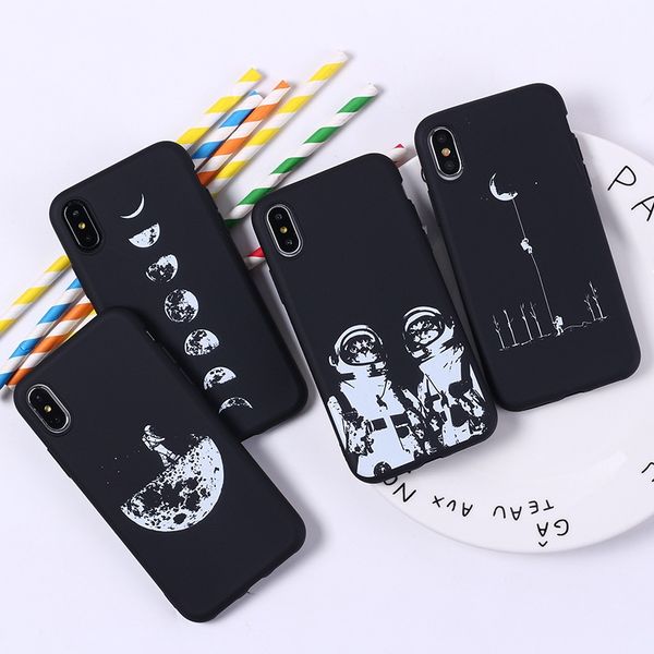

simple planet stars phone cases for iphone 11 pro max xs x xr 6s 7 8 plus 5s case protection back cover covers
