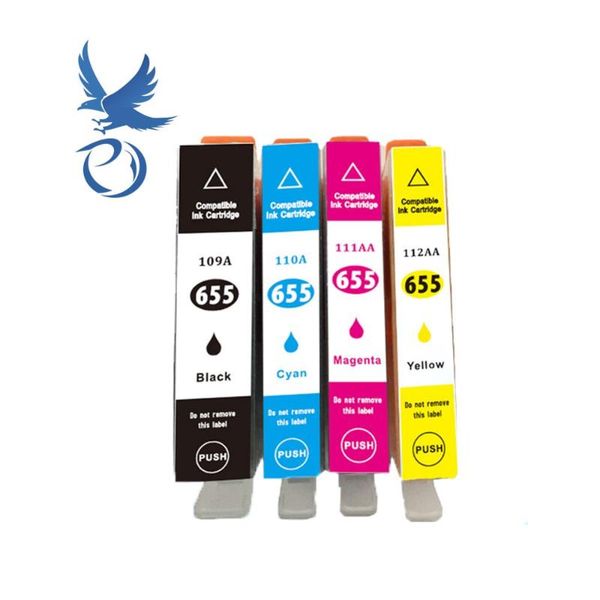 

ink cartridges 1 set for 655 cartridge 655xl deskjet 6520 6525 6625 3525 4615 4625 5525 printers inkjet printer