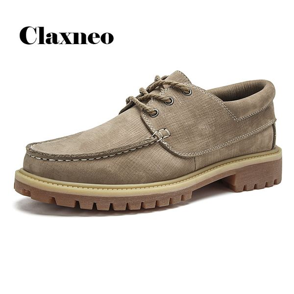 

man shoes genuine leather 2020 autumn men's leather shoe handmade design male derby footwear khaki new arrival big size, Black