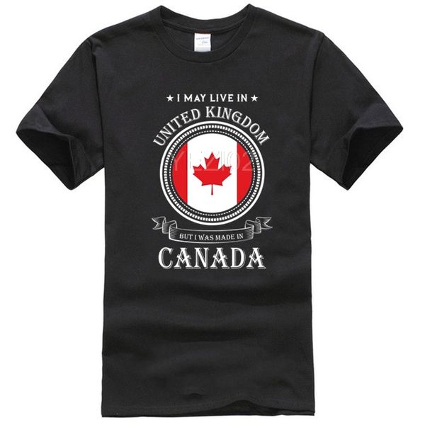 

made in canada t-shirt, living in united kingdom nation love tee top