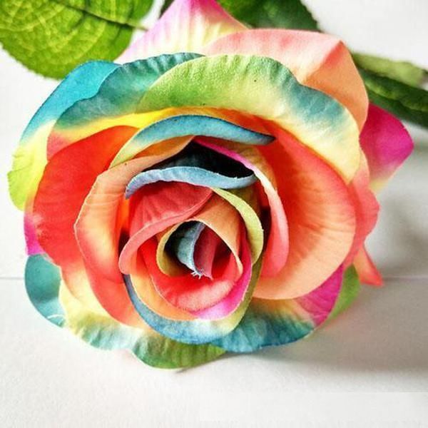 

artifical rose flowers silk single flores wedding party festive home party decorative flowers supplies wholesale 0006fl